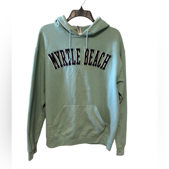 Jerzees Tops - Jerzees Sage Green Myrtle Beach Hoodie Women’s Size: Medium has stains
